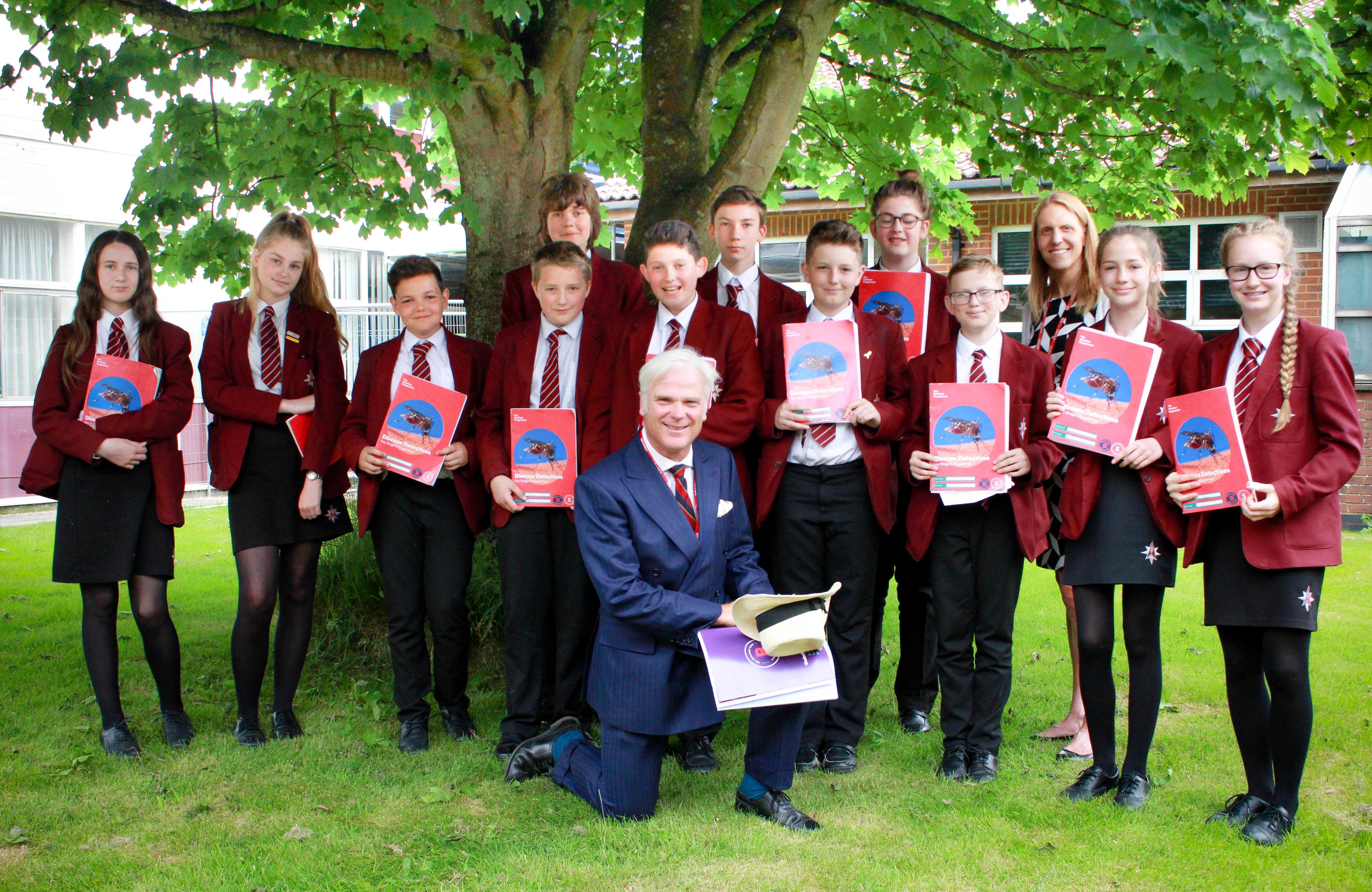 Local MP Desmond Swayne visits Year 8 students taking part in Scholars Programme